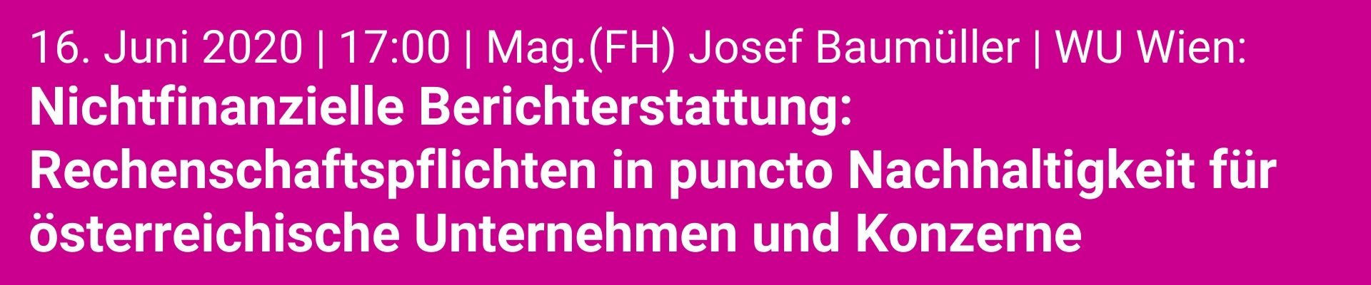 Nichtfinanzielle Berichterstattung: Rechenschaftspflichten in puncto Nachhaltigkeit für österreichische Unternehmen und Konzerne