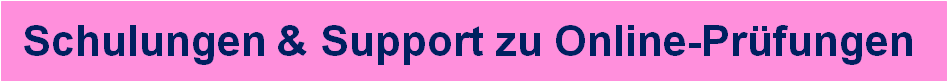 Schulungen und Support