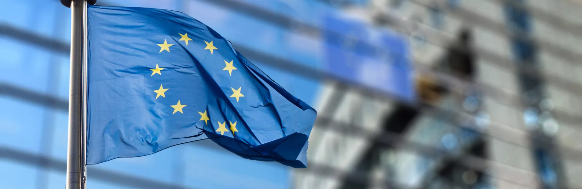 EU Flagge weht